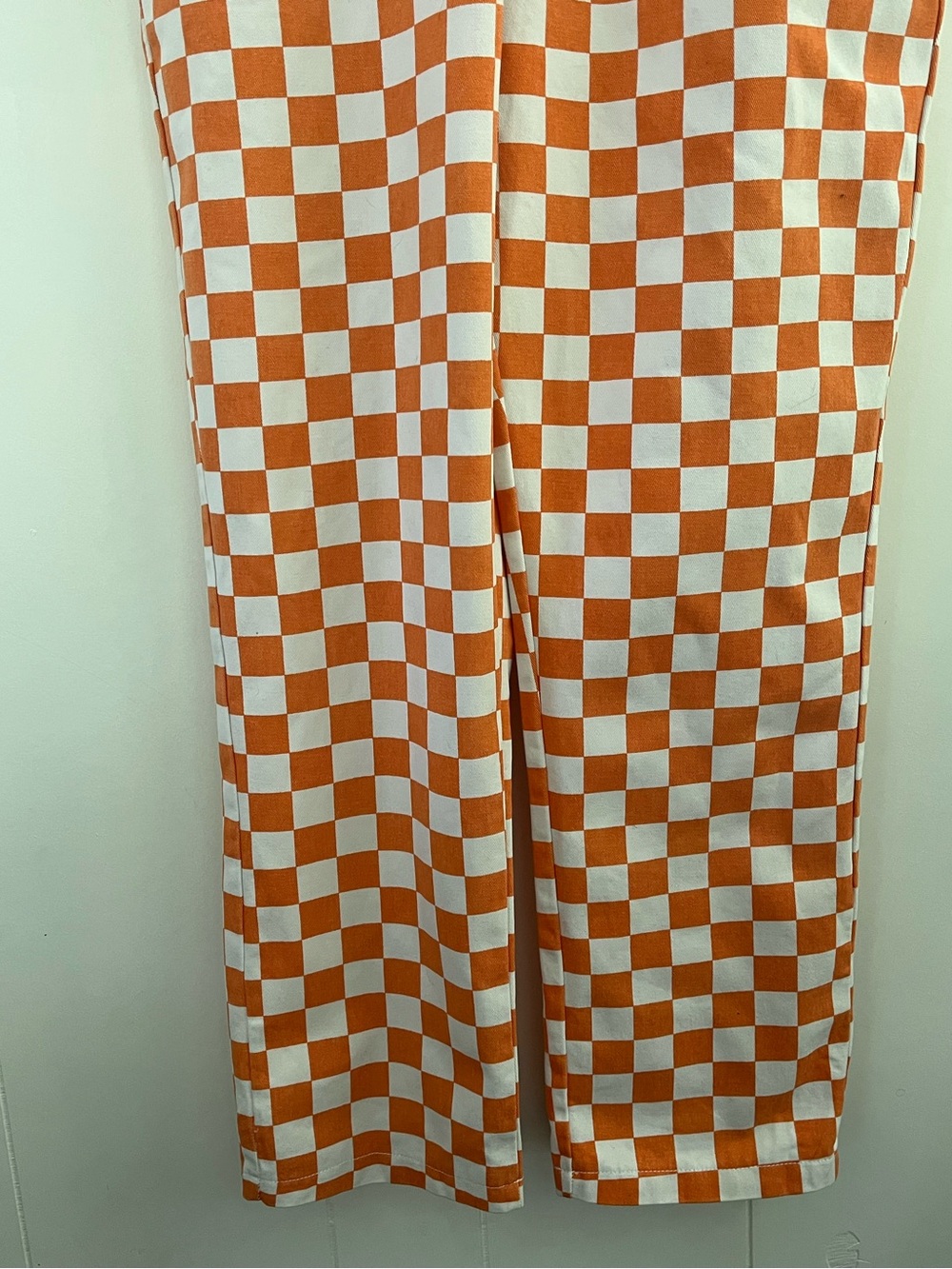 Tennessee VOLS Orange White
Checkerboard Overalls Size Small - Picture 2 of 15